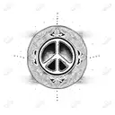 love peace and hope tattoo design idea