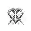 love peace and hope tattoo design idea