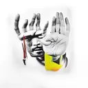 Bruce lee  tattoo design idea