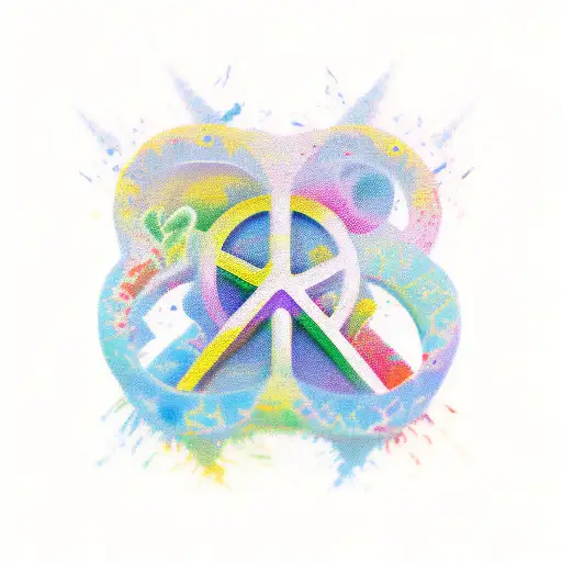 peace tattoo design idea