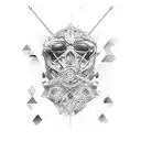 Combine elements of different sports into a dynamic composition tattoo design idea