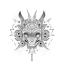 azteca  tattoo design idea