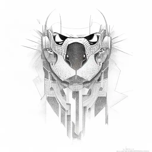 runner tattoo design idea