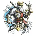 King Arthur tattoo design idea