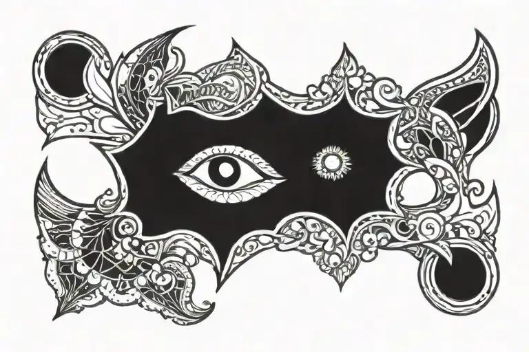so great and small tattoo design idea