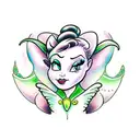 tinkerbell tattoo design idea