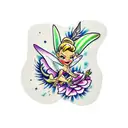 tinkerbell tattoo design idea