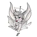 tinkerbell tattoo design idea