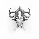 taurus 1986 tattoo design idea