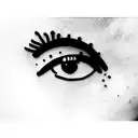 eyebrow tattoo design idea