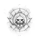 anarchy sign  tattoo design idea