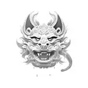 Foo Dog completo tattoo design idea