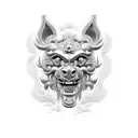 Foo Dog completo tattoo design idea