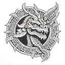 aztec god quetzalcoatl tattoo design idea