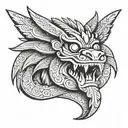 aztec god quetzalcoatl tattoo design idea