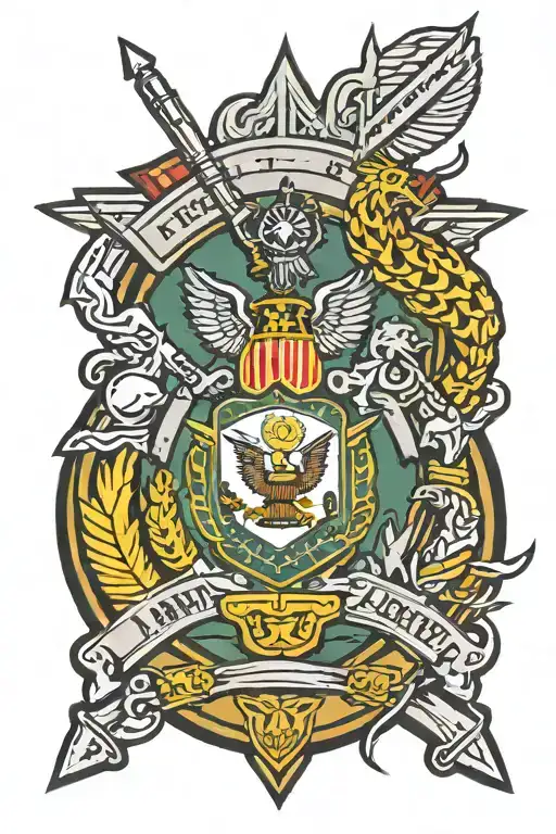 army transportation corps emblem tattoo design idea