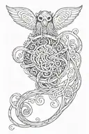 Anxiety tattoo design idea