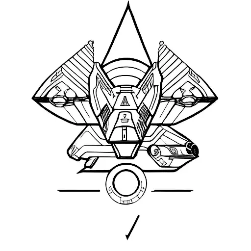 mass effect ship tattoo design idea