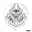 mass effect ship tattoo design idea