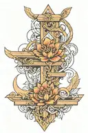 woodworking tattoo design idea