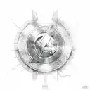 avengers tattoo design idea