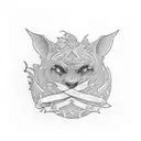 Mal & Lea 1985 tattoo design idea