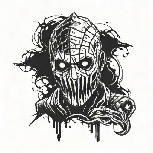 dead by daylight video game tattoo design idea
