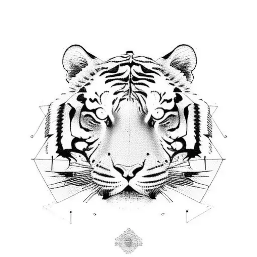 tiger mountain forest  armbande tattoo design idea