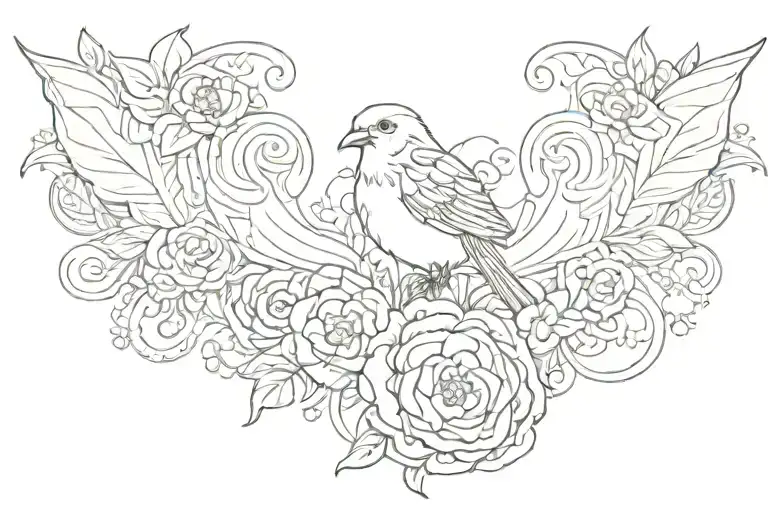 My grandma's keeper logo tattoo design idea
