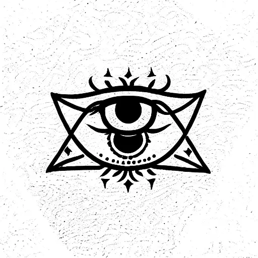 lord Shiva 3rd eye tattoo design idea