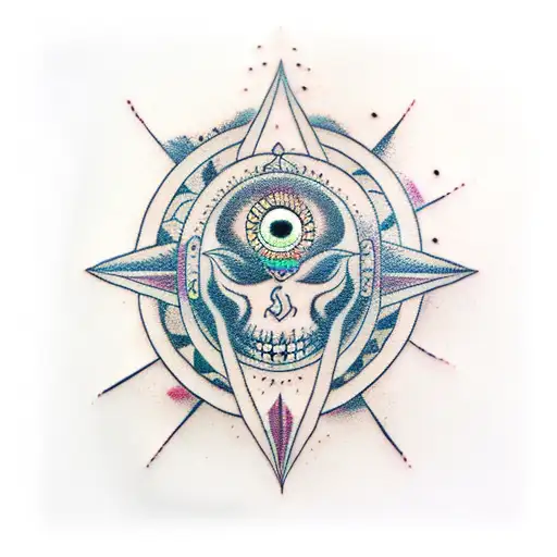 Shiv 3rd eye tattoo design idea