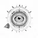 Shiv 3rd eye tattoo design idea