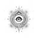 Shiv 3rd eye tattoo design idea