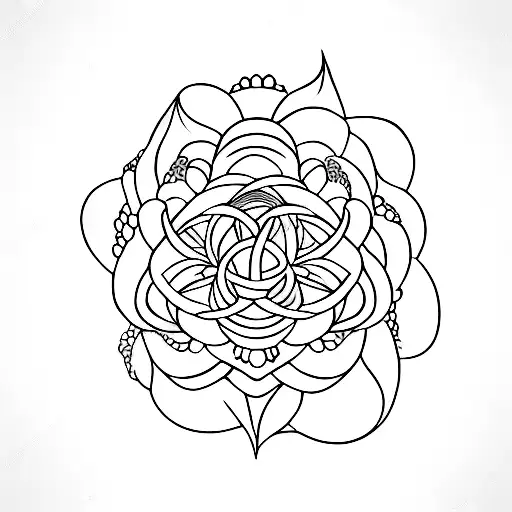 feminine energy, trauma, love, flowers, warrior, strong, dépression, anxiety, rape, smile tattoo design idea