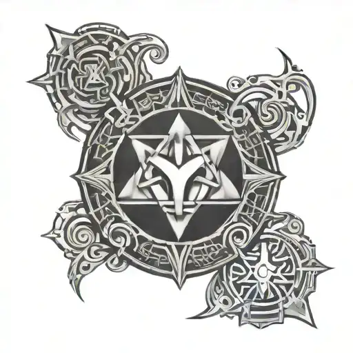 qlimax defqon dominator masters tattoo design idea