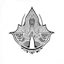 Hamsa Symbol tattoo design idea