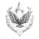 eagle with SOAR tattoo design idea