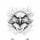 eagle with SOAR tattoo design idea