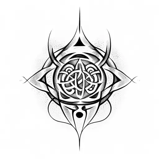 sigil for unconditional love of soul mates  tattoo design idea