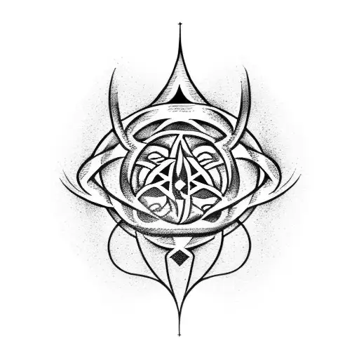 sigil for unconditional love of soul mates  tattoo design idea
