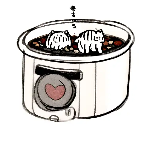 A sketch tattoo of a cooking pot overflowing with various animals tattoo design idea