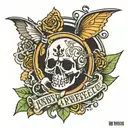 money power respect  tattoo design idea