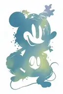 sorcerer Mickey Mouse tattoo design idea