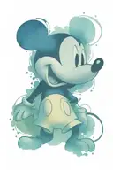sorcerer Mickey Mouse tattoo design idea
