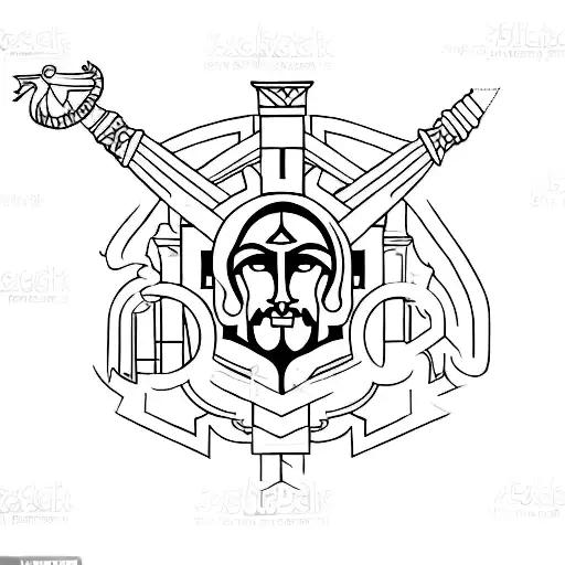the three noble orders of architecture doric ionic and corinthian tattoo design idea