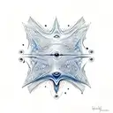 blue stingray and see tattoo design idea