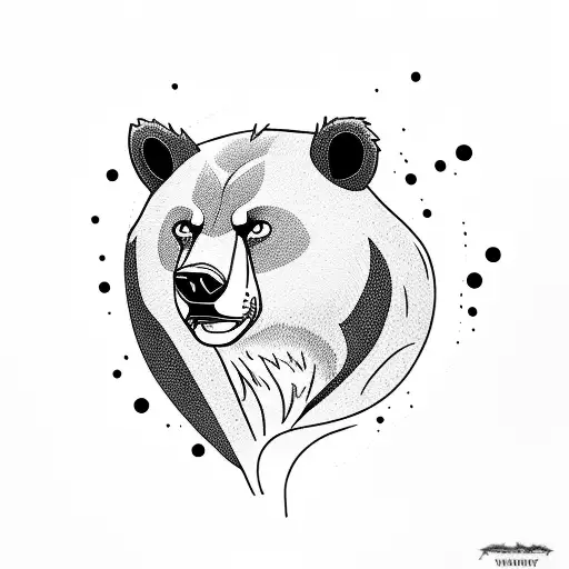 brother bear tattoo design idea