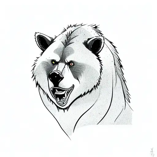 brother bear tattoo design idea