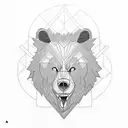brother bear tattoo design idea