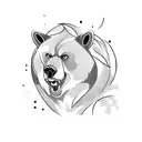 brother bear tattoo design idea